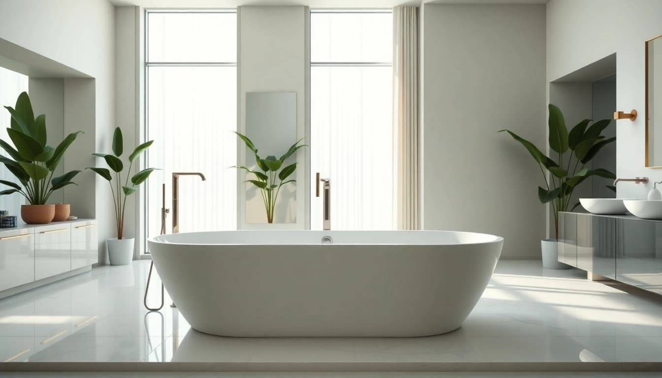 Transform your space with innovative elegant bathrooms featuring luxurious designs and modern details.