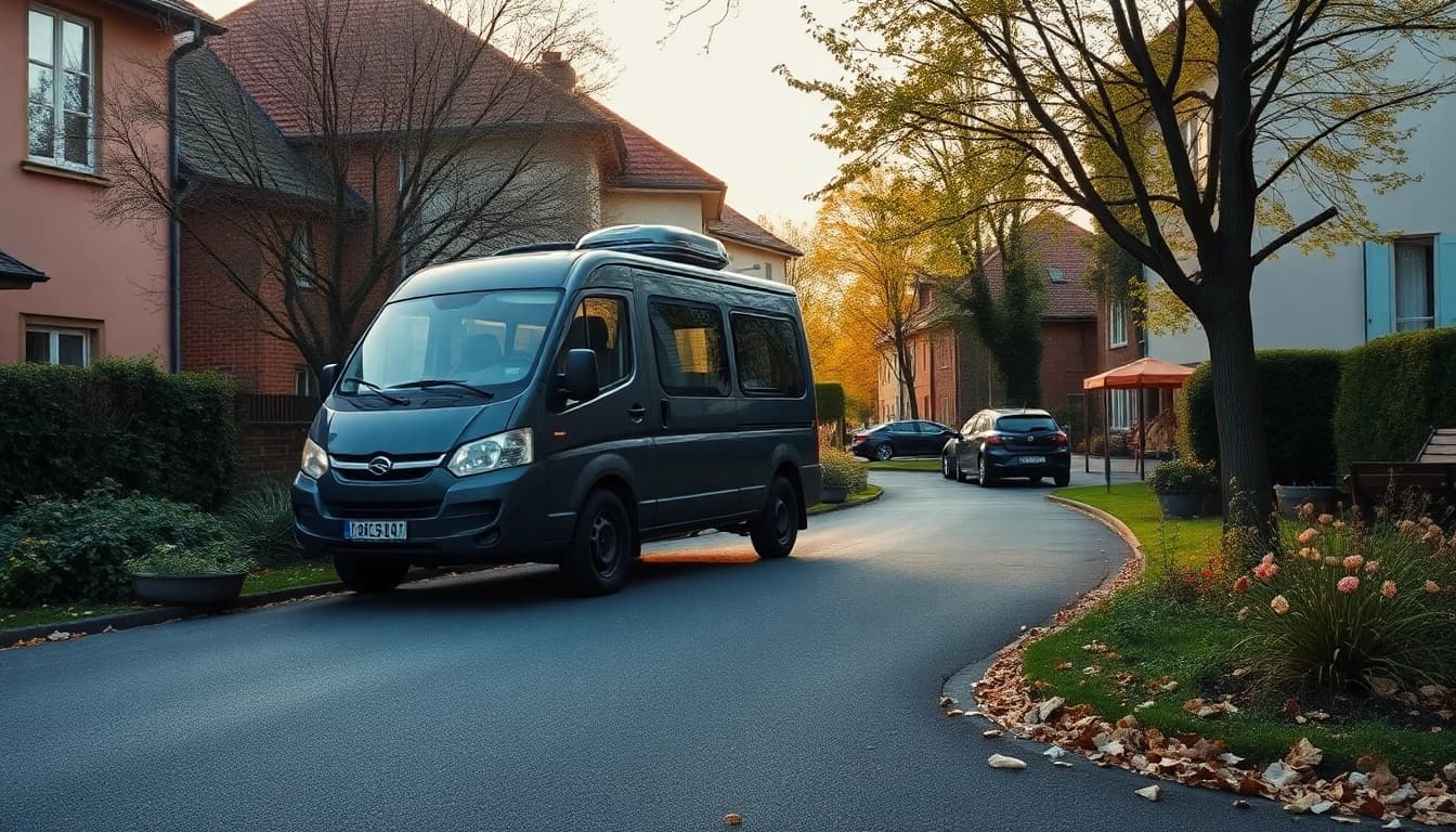 Professional Schrotthändler Wuppertal providing eco-friendly scrap removal service in a pleasant neighborhood.
