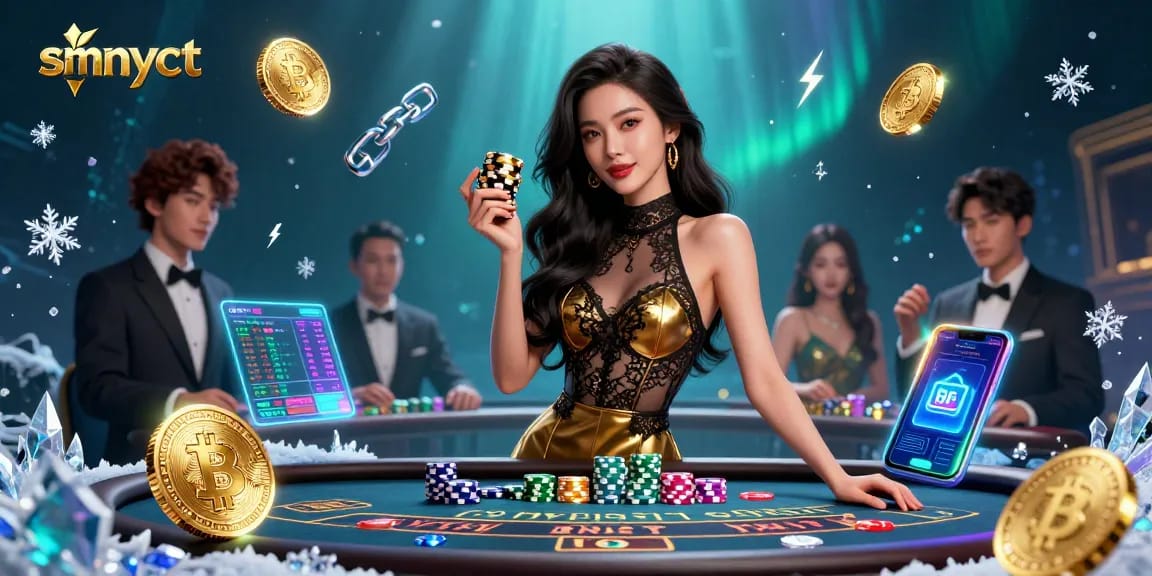 Experience high-stakes gaming at smnyct with confident players and shining casino chips.