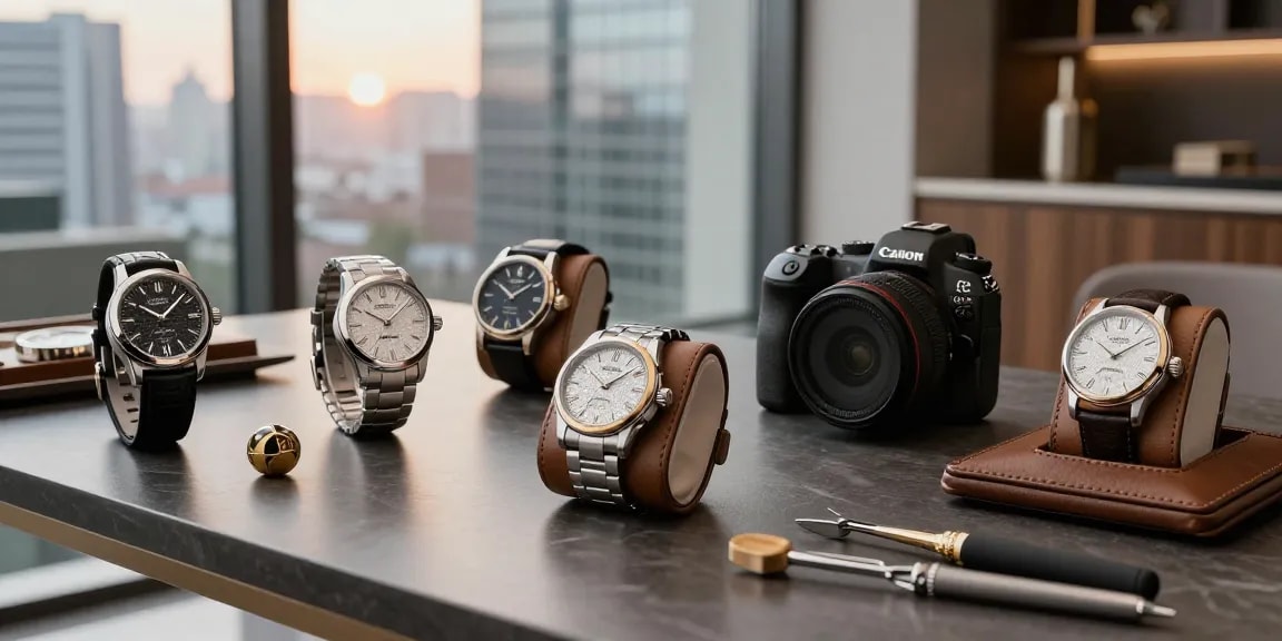 Discover super clone watches in a luxurious urban setting, showcasing intricate details and elegance.
