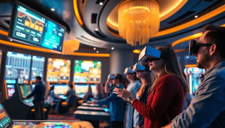 Immerse yourself in New Technology at our innovative casino with VR and smart screens.
