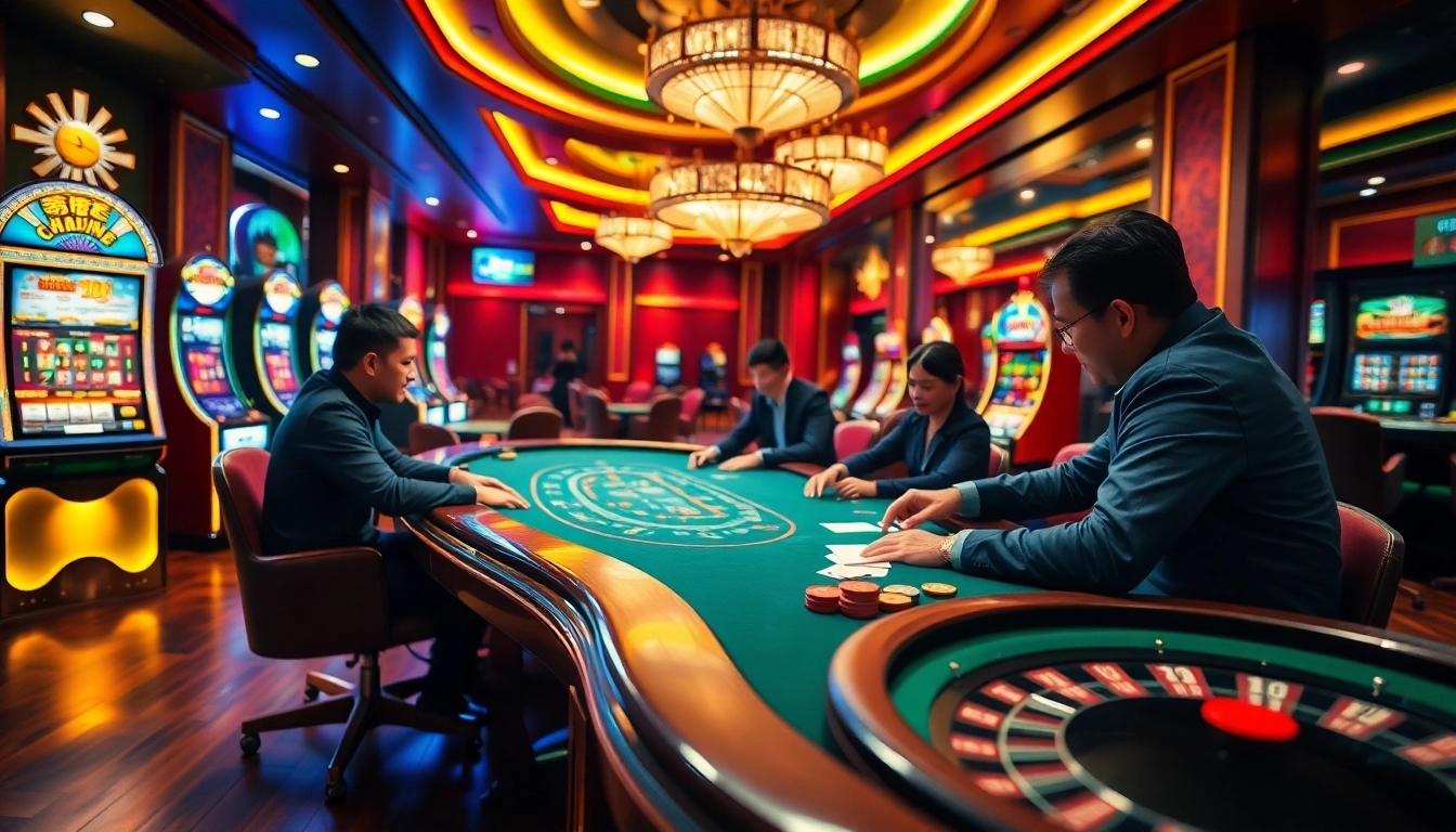 Engage in thrilling gameplay at Link vào FABET with vibrant casino tables and immersive action.