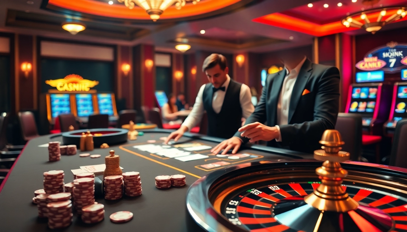 Experience thrilling gaming at https://win79sr.com/ with lively casino tables and excited players.