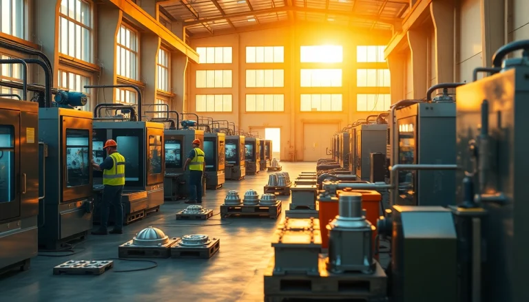 Aluminum die casting malaysia facility showcasing precision machinery and skilled operators.