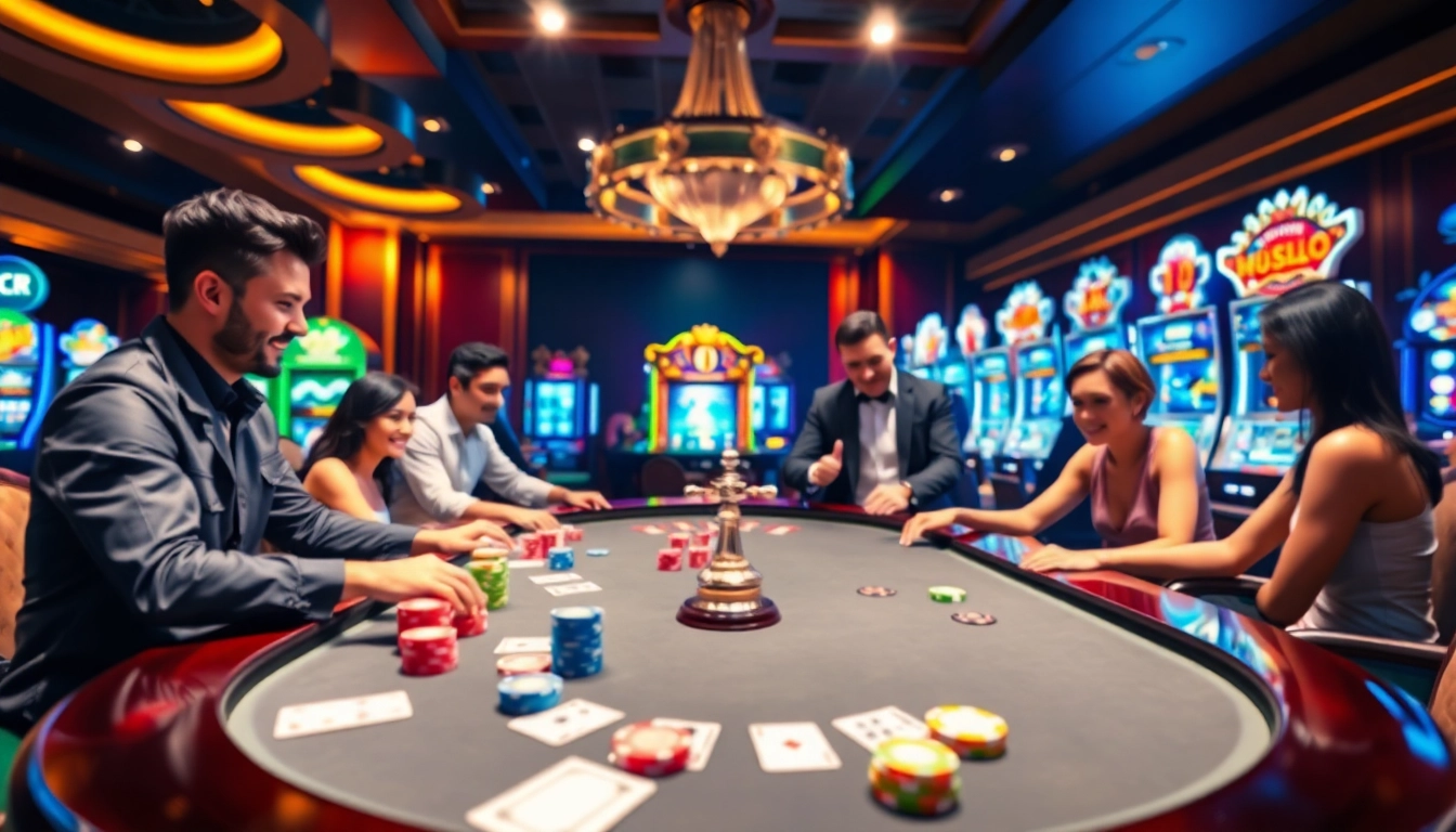 Experience the excitement of online gambling at https://mm88.bar/ with vibrant casino games and elegant decor.