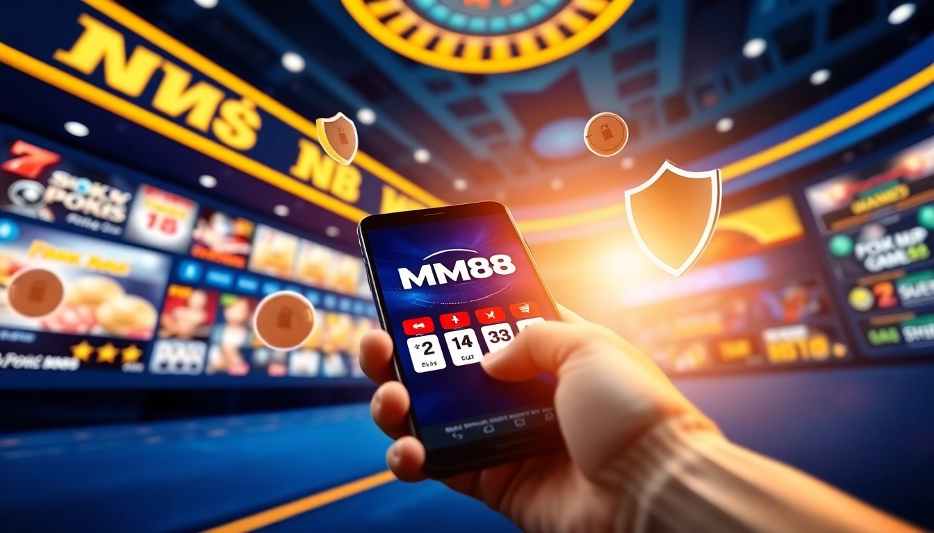 Experience the trusted online gaming platform https://mm88.agency/ with a vibrant mobile interface.
