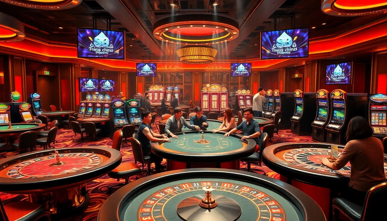 Experience the thrill of Trang chủ S8, where vibrant casino games meet luxury and excitement.