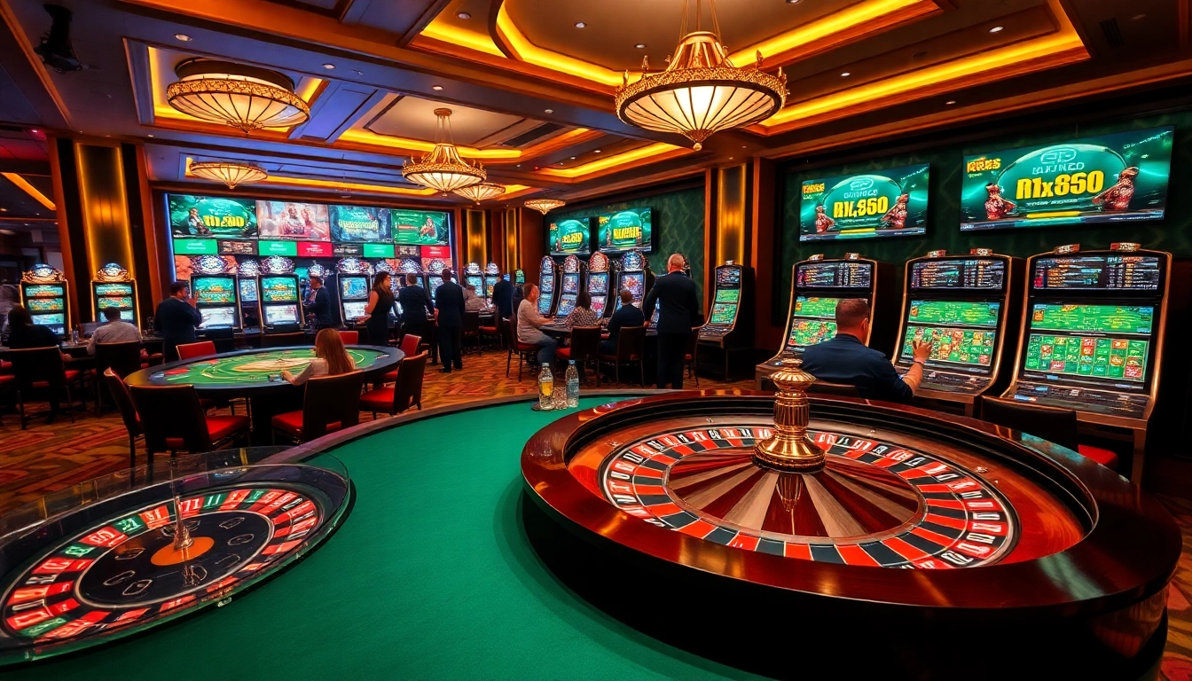 Experience the excitement of RR88 with vibrant casino games and players celebrating their wins!