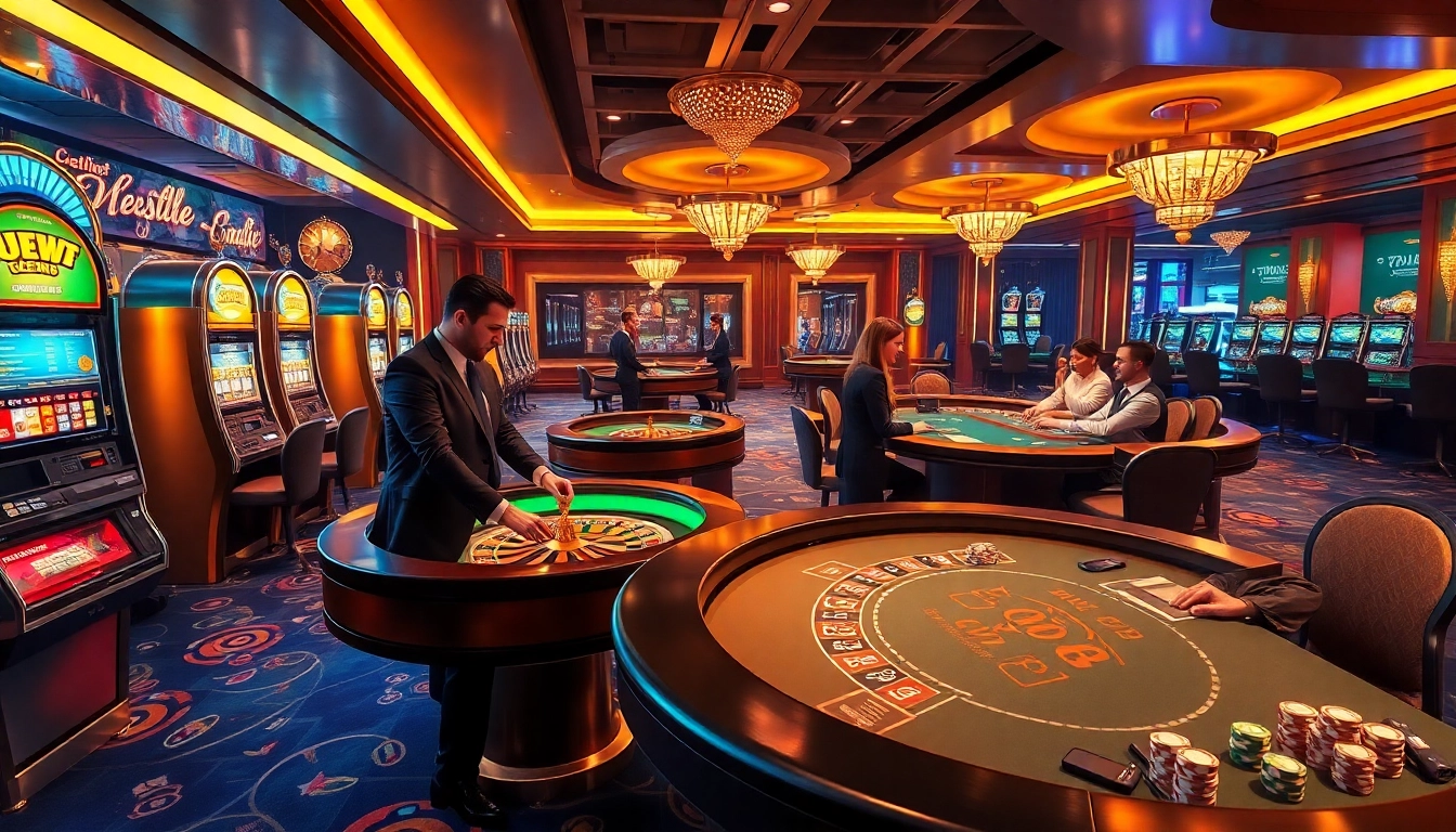 Experience the elegance of gambling at https://thabet.vegas/ with vibrant casino tables and excited players.