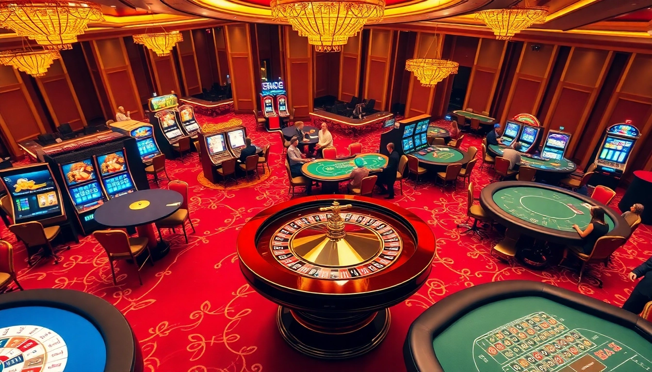 Experience thrilling gambling moments at https://kkwinb.com/ with dynamic casino tables and excited players.