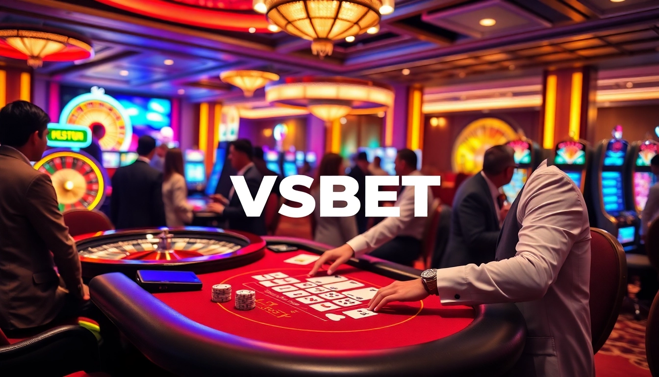 Experience the excitement of VSBET casino with dynamic games and vibrant betting activities.