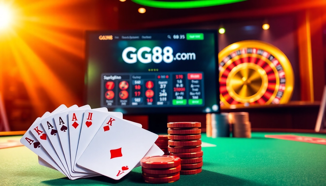 Engage in exciting gameplay at GG88.com with luxurious poker nights and thrilling roulette.