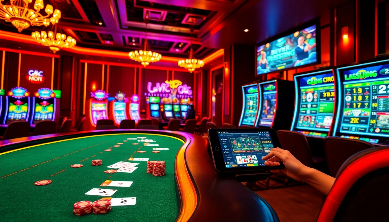 High-stakes poker action at nhà cái cá cược s8 casino table, showcasing vibrant gameplay and excitement.