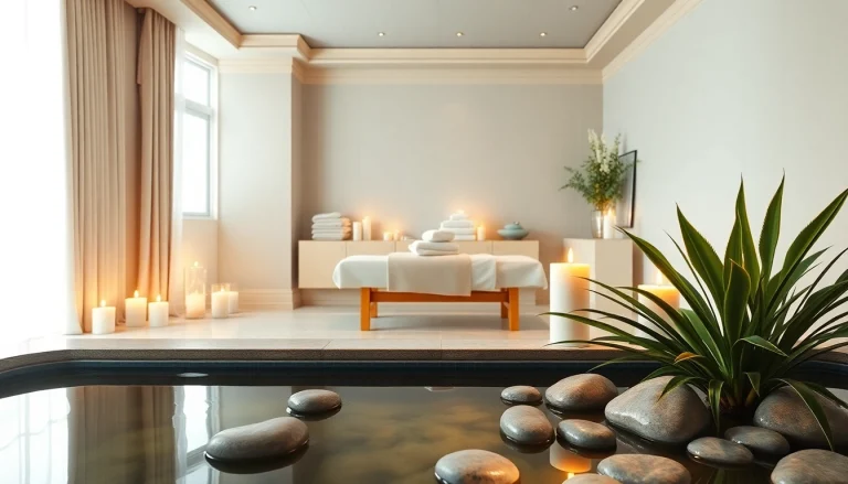 Inviting spa ambiance designed for Spa Ads featuring calming interiors and tranquil elements.