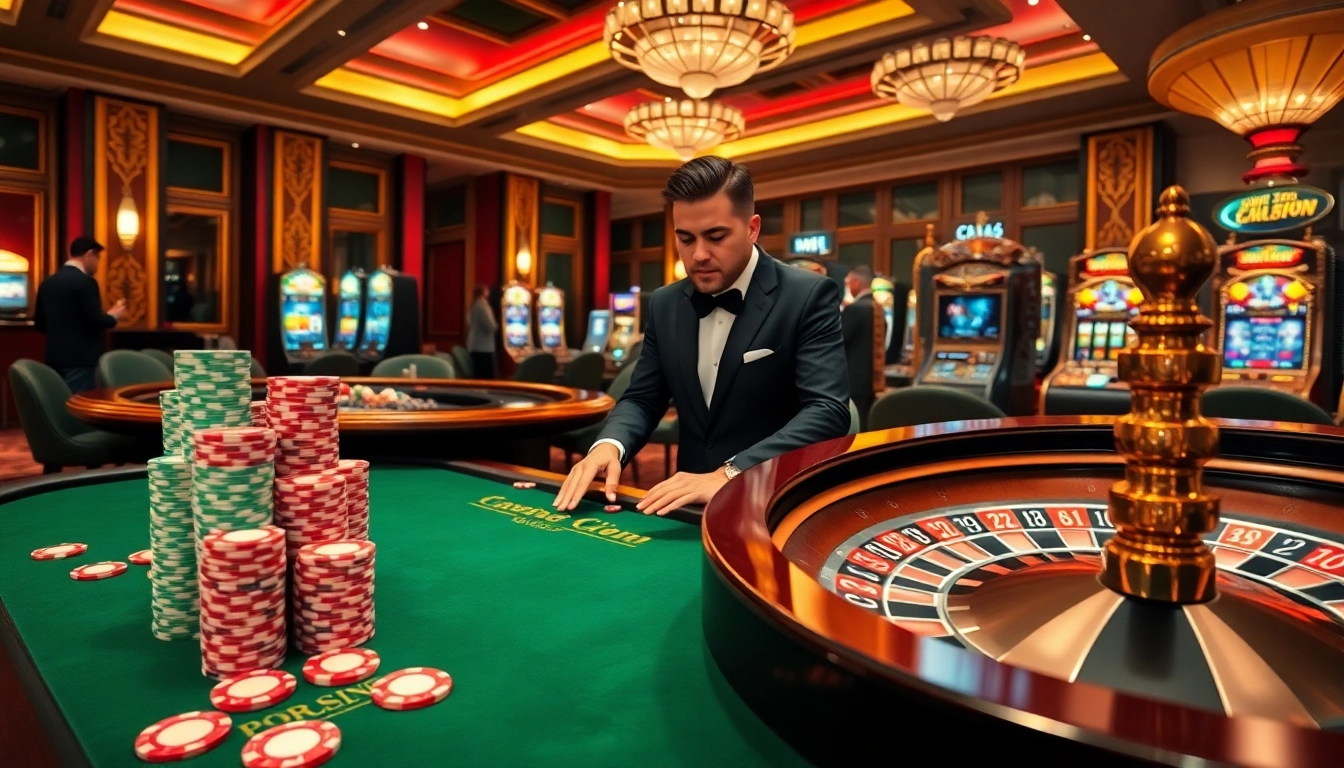 Place bets at nhà cái sv66's elegant casino tables featuring lively gameplay.