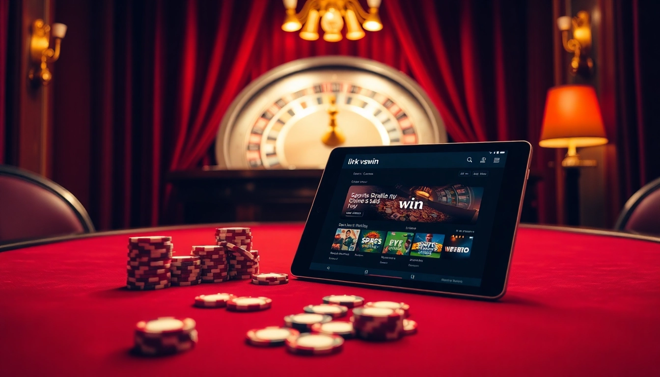 Experience the excitement of gambling with link vswin at a luxurious casino setting.