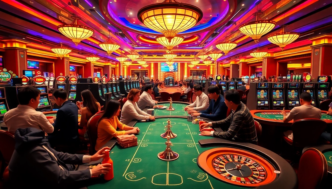 Experience the thrill of gambling with Nhà cái go99 at luxurious casino tables featuring poker chips and roulette.