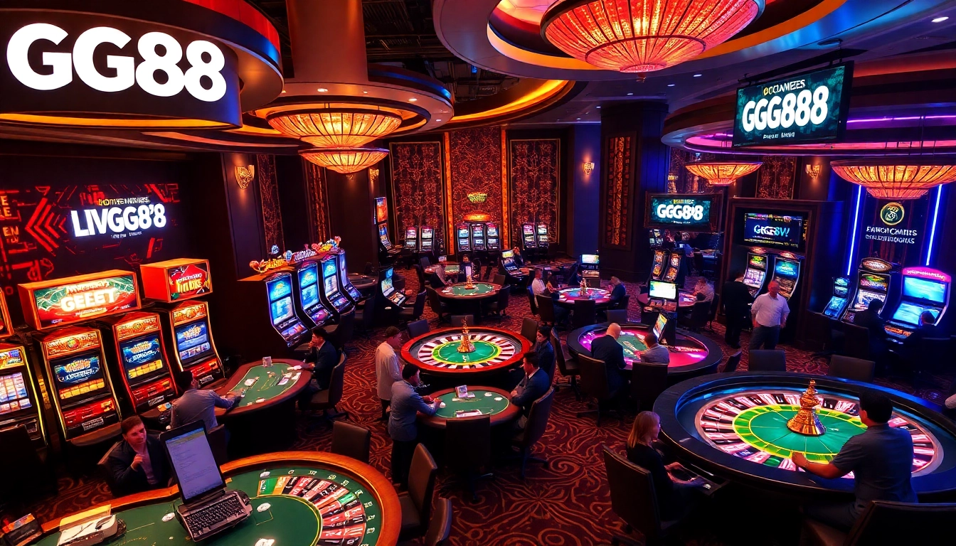 Experience the luxury and excitement of GG88 casino with engaging slot machines and dynamic games.