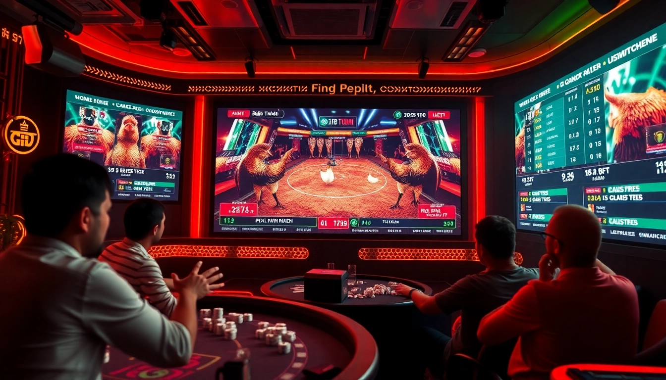 Experience the excitement of BJ88 Thomo with vibrant online betting action and live cockfighting matches.