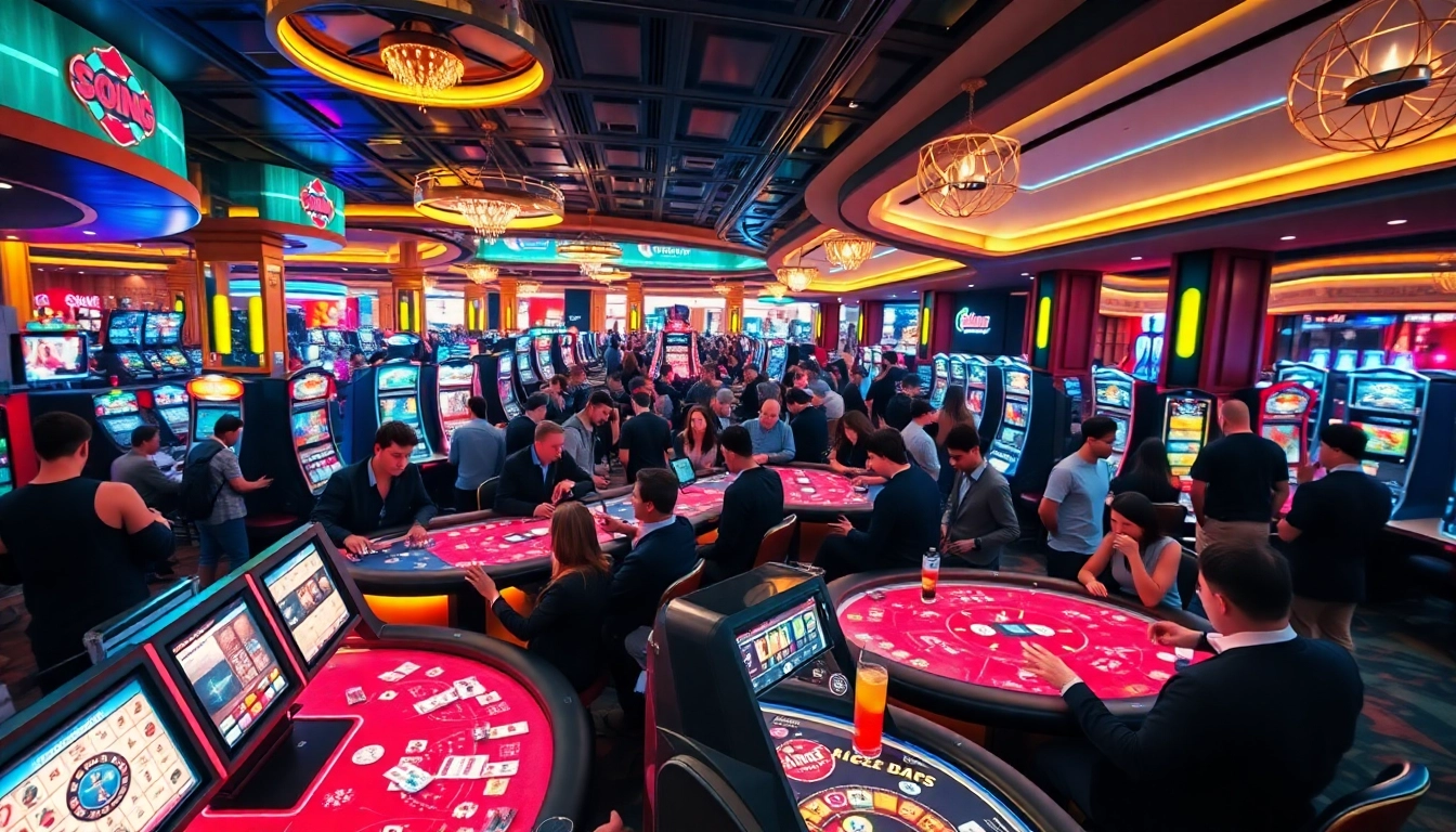 Experience the thrill at the meilleur casino en ligne belgique with vibrant gaming tables.