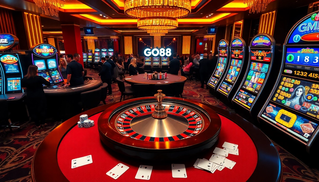 Experience the excitement of GO88 casino with vibrant games and roulette thrills.