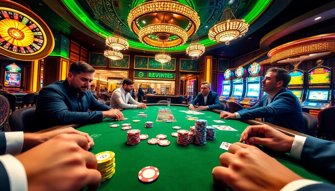 Experience the thrill of 56WIN.SALE at a luxurious poker table with vibrant chips and cards.