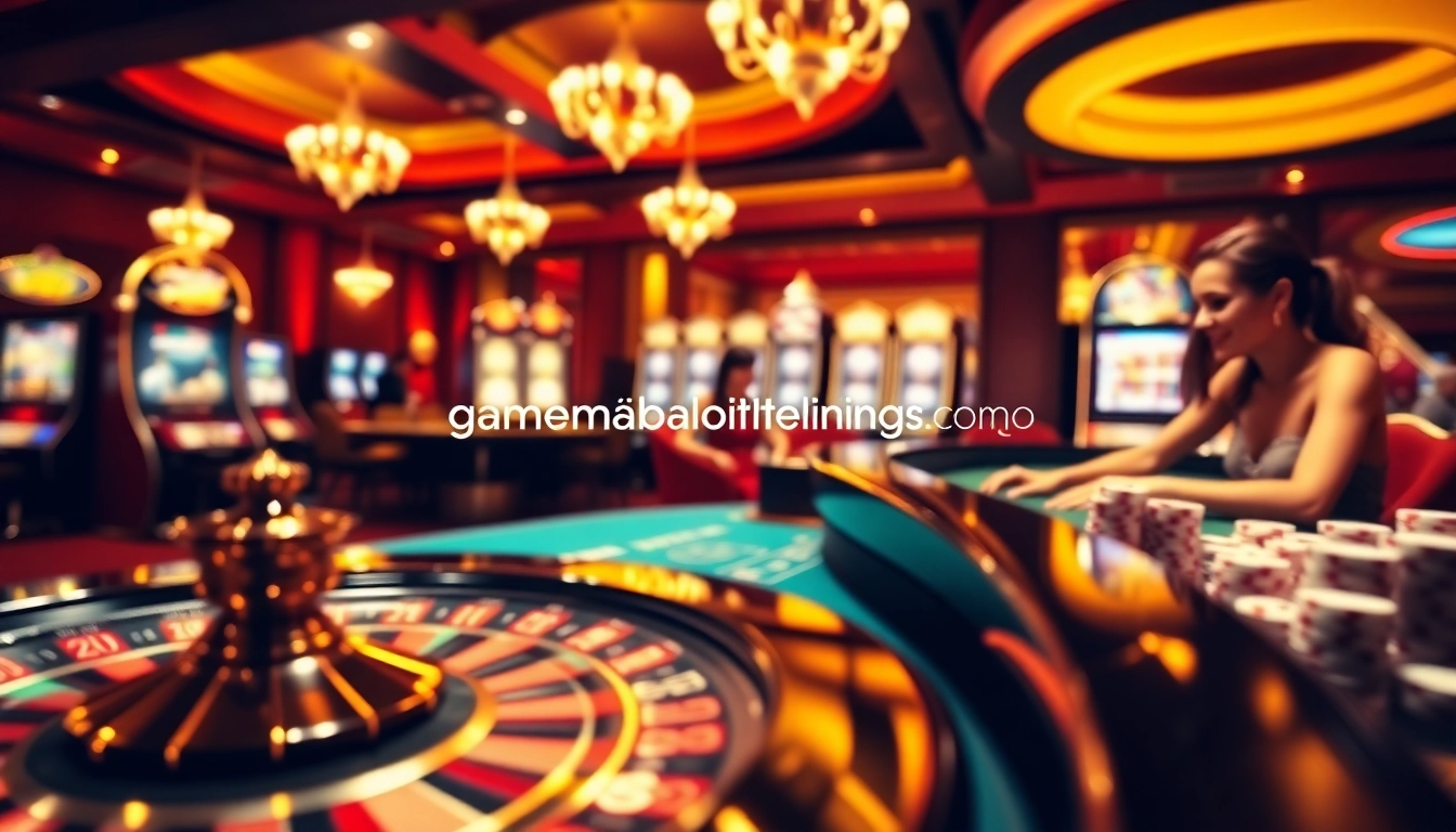 Experience thrilling entertainment at gamebaidoithuong.trading with vibrant casino elements.