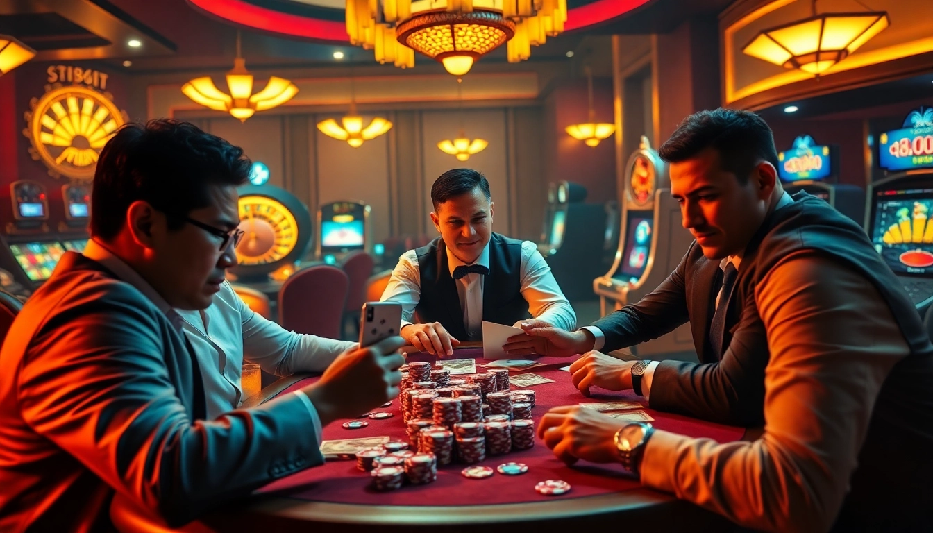 Professional gamblers strategy at a poker table highlighting insights from https://rikvip1.online/tac-gia/.