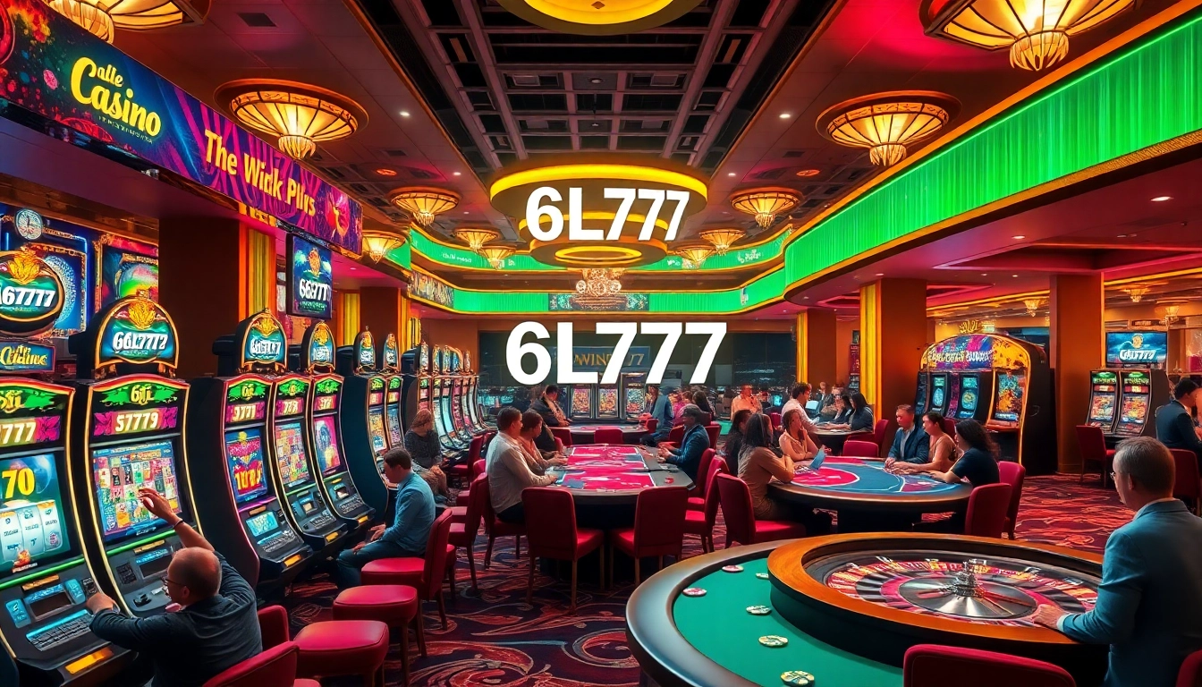 Experience the thrill of winning at 6L777 casino with vibrant games and exciting players.