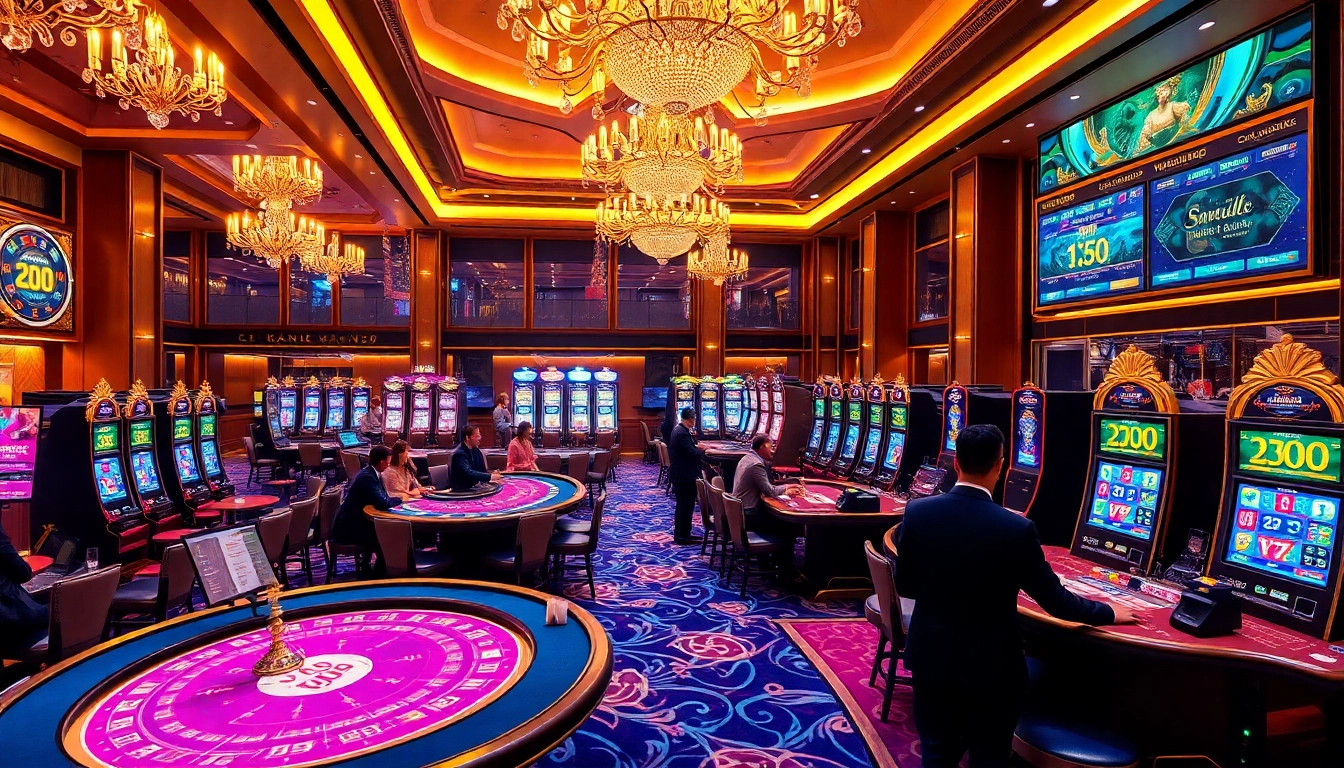 Experience exciting gaming at Trang chủ RR99 with professional dealers and vibrant casino tables.