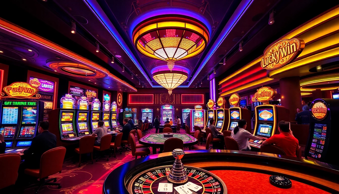 Experience the thrilling atmosphere of luckywin casino with exciting games and winning players.