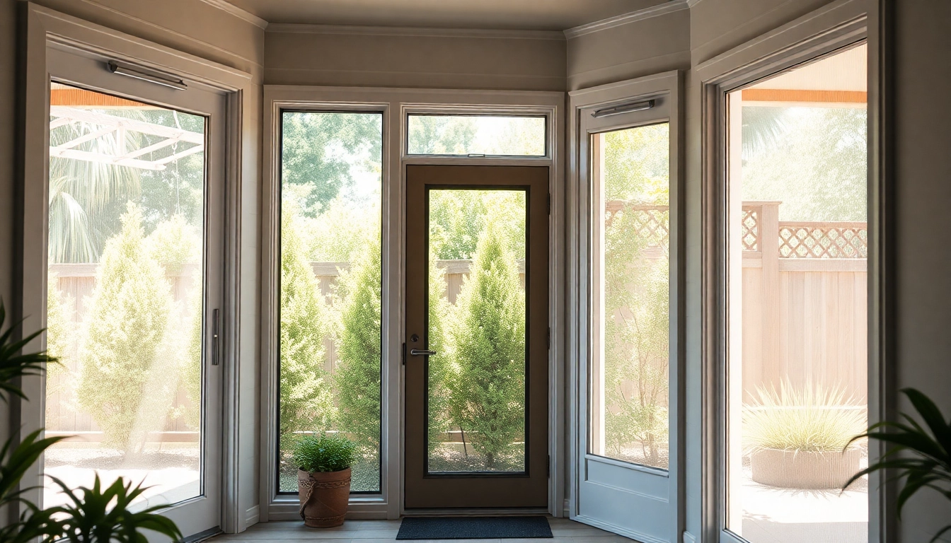 Install a fly screen door to enhance home protection against insects while allowing airflow.