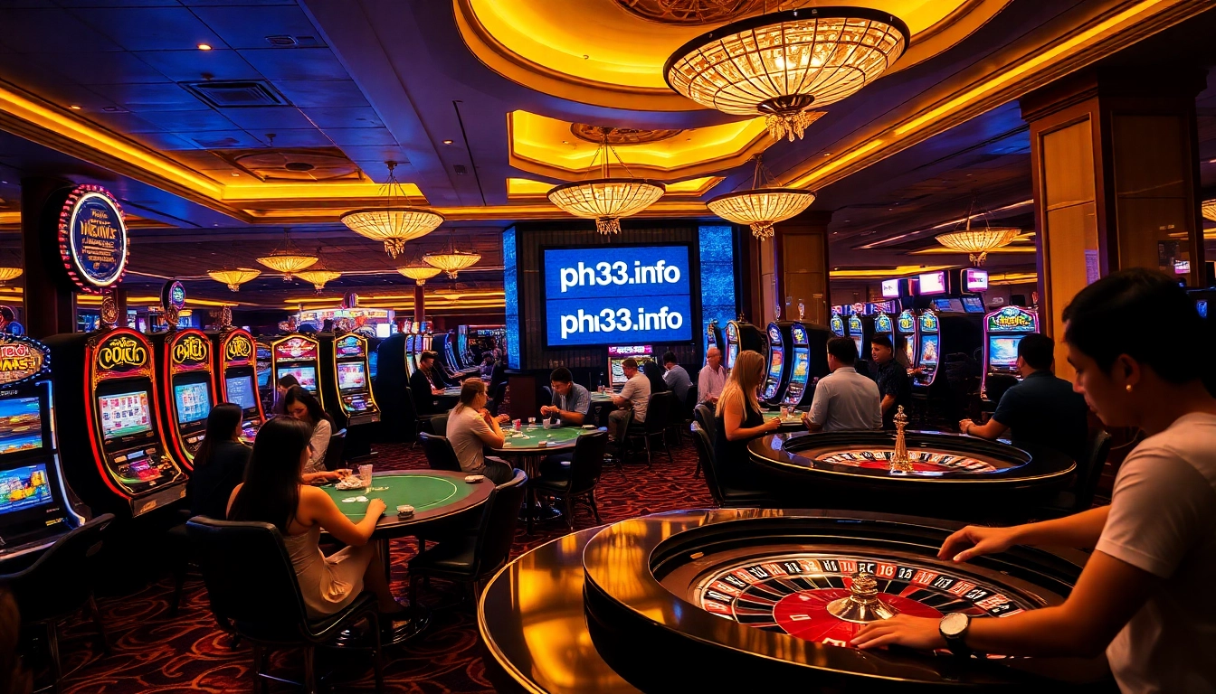 Join the excitement at ph33.info with vibrant casino games and players in action.