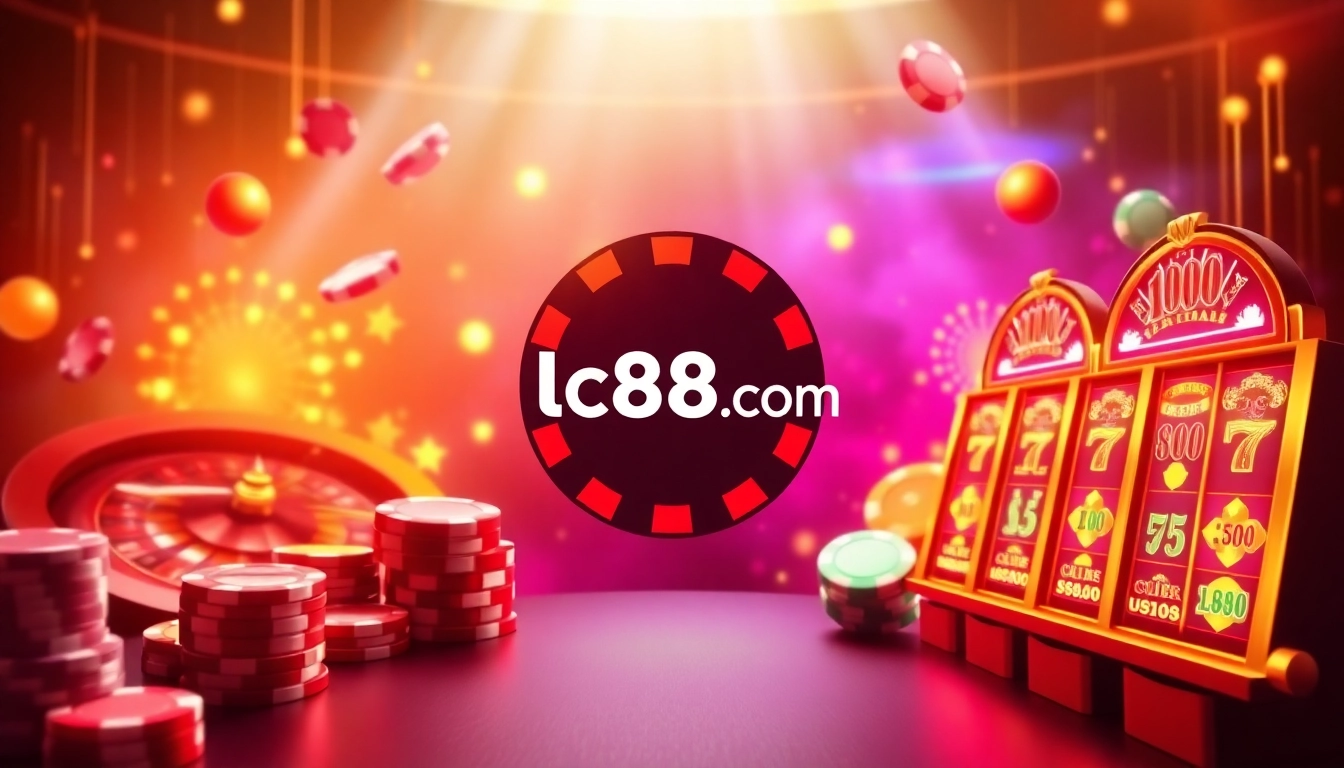 Experience online excitement at lc88.com with vibrant casino visuals and a luxurious atmosphere.