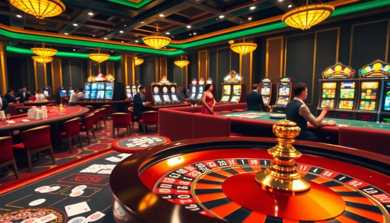 Players enjoying games at the XX88 DIRECTORY casino with high-quality tables and chips.