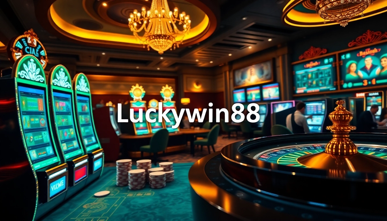 Experience the thrill of Luckywin88 with exciting casino games and vibrant online interfaces.