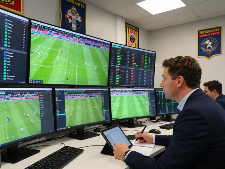 Dự đoán kết quả bóng đá hôm nay with expert analysis and team performance data in a professional setting.