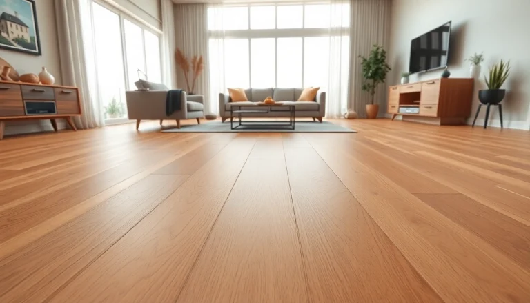 Enhance your space with luxury vinyl plank flooring showcasing sophisticated wood aesthetics.