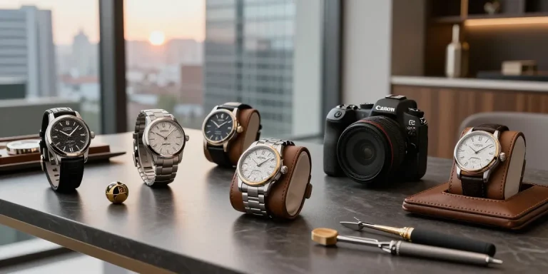 Discover super clone watches in a luxurious urban setting, showcasing intricate details and elegance.